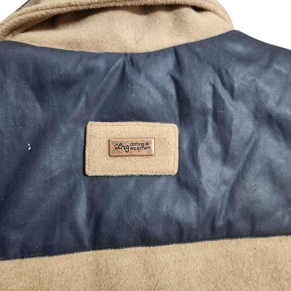 Lifted Research Group Vest Mens XL Wool Blend Snap Brown Blue LRG - Picture 9 of 11